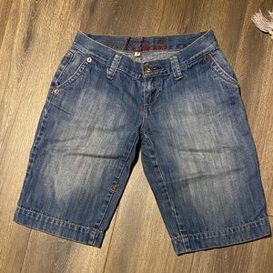 Blue Denim Women's Shorts